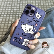 Cute Puppy Clear Phone Case For Realme GT 7 6 5 GT Neo 6 5 SE 2T V70 V60 V60S V50 V50S V23 V13 C15 C
