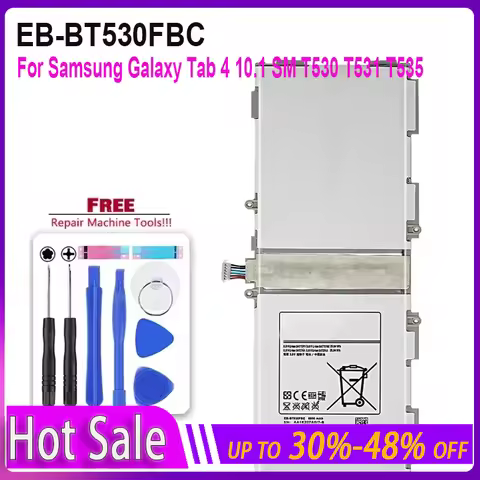 Battery EB-BT530FBC For Samsung Galaxy Tab4 Tab 4 SM-T530 T533 T535 T531 T537 EB-BT530FBU Tablet Li-