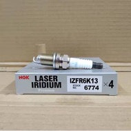 NGK LASER IRIDIUM PREMIUM SPARK PLUG 6774 IZFR6K13 ACCORD FIT JAZZ CITY
