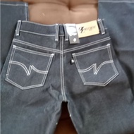 MEN'S LONG JEANS SELVEDGE DENIM/SELVEDGE DENIM ACCENT 15 OZ SELVEDGE CONVECTION/