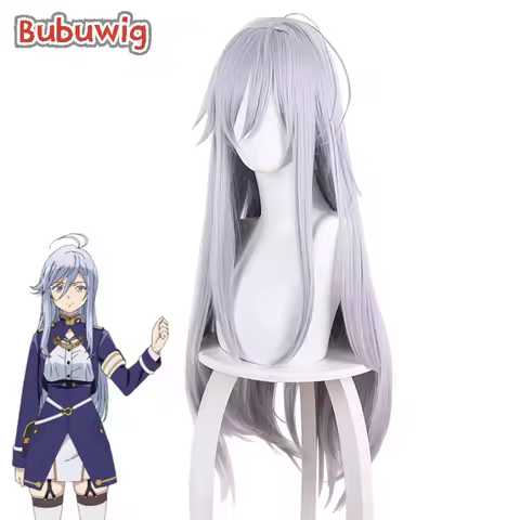 Bubuwig Synthetic Hair Vladilena Milize Cosplay Wigs 86- Eighty Six Vladilena Milize 80cm Long Silve