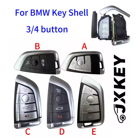 Car Remote Key Shell 3/4 Button for BMW 3 5 6 8 X3 X4 X5 X7 G Series G21 G20 G31 G30 Auto Keyless FO