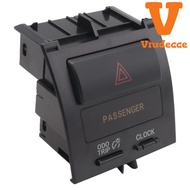 [jss6053]Car Dashboard Emergency Switch Button Assembly Double Flash Button Warning Llight Button fo