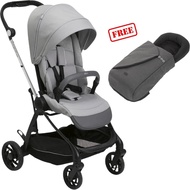 Chicco: One4Ever Lounge Stroller (Sparkle Grey) + FREE One4ever Snuggle Pod