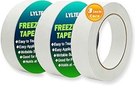 LYLTECH Freezer Tape 4 Rolls-393 Feet,Writable Surface,Easy to Tear, Low Temperature Resistance,Resi