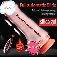 21cm Remote Control Rubber Penis, Realistic Penis with Suction Cup Big Penis Wireless Vibrator Retractable Dildo, Female Masturbation Simulation Electric Penis Retractable Heating Vibrator Sexy Shop Adult Products