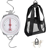 Yogayet Mechanical Hanging Scales 110lb/50kg, Calf Sling and Hanging Weight Scale 2 in 1 Kit, Weighi
