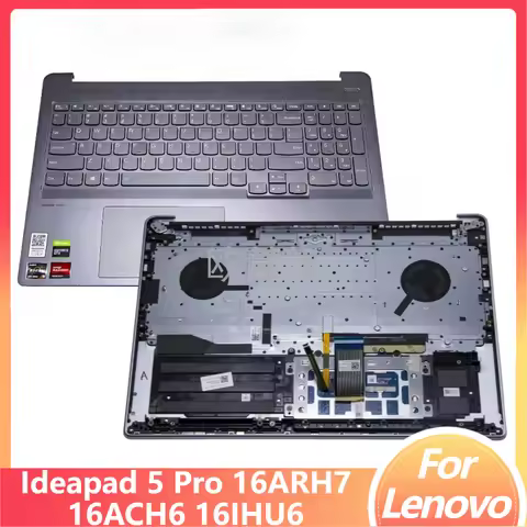 M New Original for Lenovo Ideapad 5 Pro 16ARH7 16ACH6 16IHU6 Laptop Palmrest Upper Cover with Backli