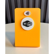 NFC Stand Minimal IG/FB/Line/TT/Google review/Food Menu/Wifi