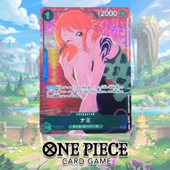 Genuine One Piece card Nami EB02-017 R + Free sleeves and card sleeve toploader.