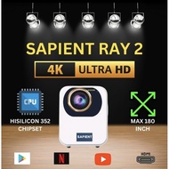 2024 New Model Sapient Ray 2 4K  wifi HDMI Android projector
