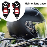 moccity 1 Pair Shield Base Plate Compact Tight ABS Helmet Gear Base Plate for AGV K1 K3SV K5 / K3 K4