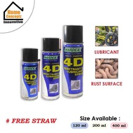 [ Household ] HARDEX 4D Lubricant Spray 120ml 200ml 400ml