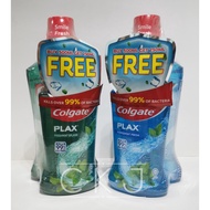 Colgate Plax Mouthwash 500ml + 250ml VALUE PACK (Peppermint / Freshmint) +