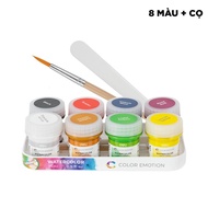 Watercolor 6/8/12 colors Deli EC22-8,EC22-6, EC22-12 (Color Emotion), Brush Included & Blender