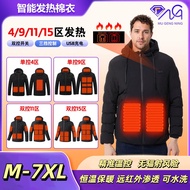 Smart Heating Padded Clothes USB Thermostatic Electric Heating Couple Same Style Four Zone 9 Zone 15