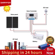 GARRYFIZH Jonlaki Solar Controller PWM 10A 12 V/24 V ABS พร้อมจอแสดงผล LCD MG2430Z สำหรับการจัดการพล