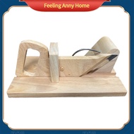 FLH Chorizo Slicer Kitchen Tool Premium Stainless Steel Ham Cutter with Wooden Handle Multi-purpose 
