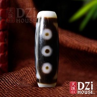 Five Eyed Dzi Bead 五眼天珠 (MB5963) 【Dzi House 天珠奇家】Antique Blessing Wealth Luck Of Old Tibetan Kingdom