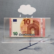 Acrylic European Decorative Display Money Holder 10 Euro