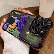 Anime Ikari Shinji Fighter EVA-01 Plating Casing For OPPO A6 A5 A3 Pro A6X A3X A5X A6C Reno 15F 13F 
