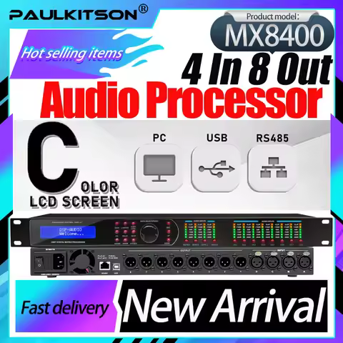 Paulkitson Audio Processor MX8400 Professional Linear Array Stage Performance Chinese Digital Speake