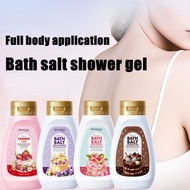 Strawberry Cake Sea Salt Shower Gel Body Bath Salt Shower Cream Salt Whitening Bath Acne Removal Ant