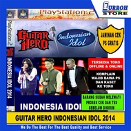 KASET DVD GAME PS 2 / Playstation 2 GUITAR HERO INDONESIAN IDOL 2014