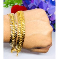 2c Solid Centipede Hand Chain/916C Solid Gold Centipede Bracelet