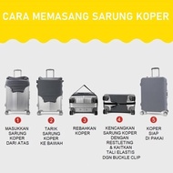 Luggage Cover Size M (22, 23, 24, 25 Inch) Luggage Cover