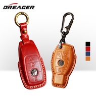 Leather Key Fob Cover Amg W204 Mercedes Benz Accessories For Mercedes W205 W213 W203 W211 W212 Cla W