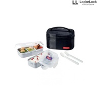 Lock&lock Lunch Box Set 2P Black Hpl752Db