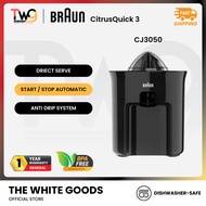 Braun CitrusQuick 3 Citrus Juicer CJ3050 Black