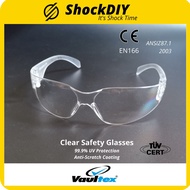 Vaultex Clear Frameless Safety Eyewear Safety Glasses Spectacles Goggles