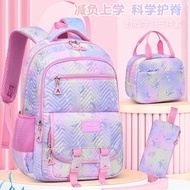 Backpack Female New Style 3 Elementary School Students Fresh Cross-Border Three-Piece School Bag TZ3