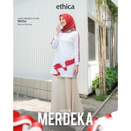 MERAH ETHICA INDEPENDENCE T-SHIRT 01 RED WHITE ll Latest red and white couple t-shirt independence A