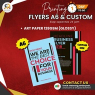 Flyers Express.Brochure Express.Digital Print Size A6 & Custom Size