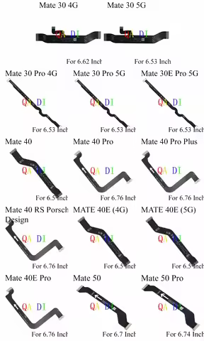 Mainboard Flex Cable For HUAWEI Mate 20 X 4G 5G 30E Pro 40E Plus Porsche Design 50