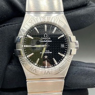 🔥[現貨]OMEGA Constellation 歐米茄星座系列  123.10.35.20.01.002 黑面 35mm 自動機械錶 2016年全套  omega/omega seamaster/o