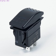 Universal 7-Pin DPDT ON-OFF-ON LED Rocker Switch Car Truck 12V/24V Waterproof