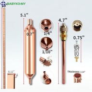 [BABYKO] HVAC 3-in-1 Tool Kit: Filter Dryer, Service Valve & Phosphor Copper Welding Rod
