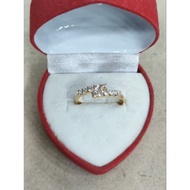 MATA White eye z ring 1 gram light gold