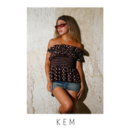 Kemissara Ivy Top (With Detachable Ruffle Sleeve)