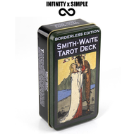 Smith-Waite Tarot Deck Tarot Cards Gilded Sliver A Tin box Classic 78 Tarot Cards Game