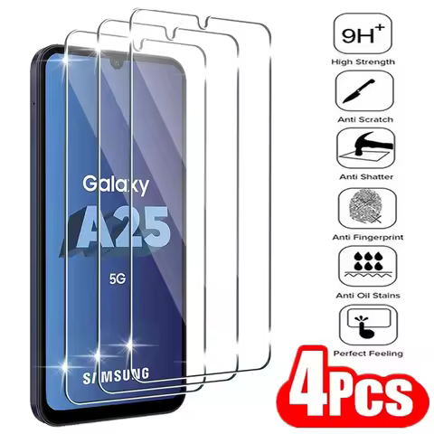 For Samsung Galaxy A25 5G,HD Screen Protector 2/4Pcs 9H Tempered Glass Film