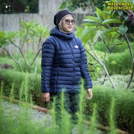 JAKET DACRON MICROFIBER PUFFER DACRON TNF LOKAL GELEMBUNG JAKET BULANG PRIA WANITA ANTI ANGIN