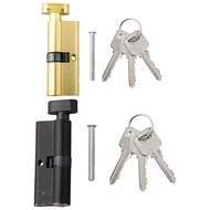 {DAISYG} Interior Door Lock Wooden Door Handle Universal Door Lock Cylinder With 3 Keys