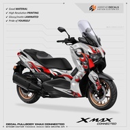 XMAX NEW CONNECTED API DECAL XMAX 250 MOTORCYCLE STICKER/ WITH FIRE GRAPHICS XMAX STICKER/ STOCK DEC