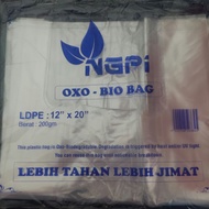 [MEOW] 200g High Quality Plastic PE Transparent Jernih Bertangkai Elastik / NGPI OXO Plastik Clear B