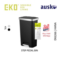 EKO Dustbin | HANA | EK6266 | 45L | Pedal Bin | Plastic Bin | Dustbin Kitchen | Dustbin Toilet